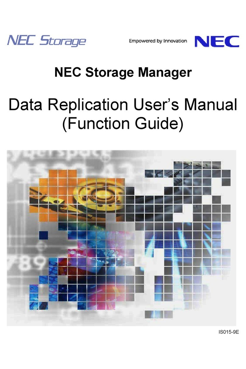 NEC Storage Manager IS015-9E User manual