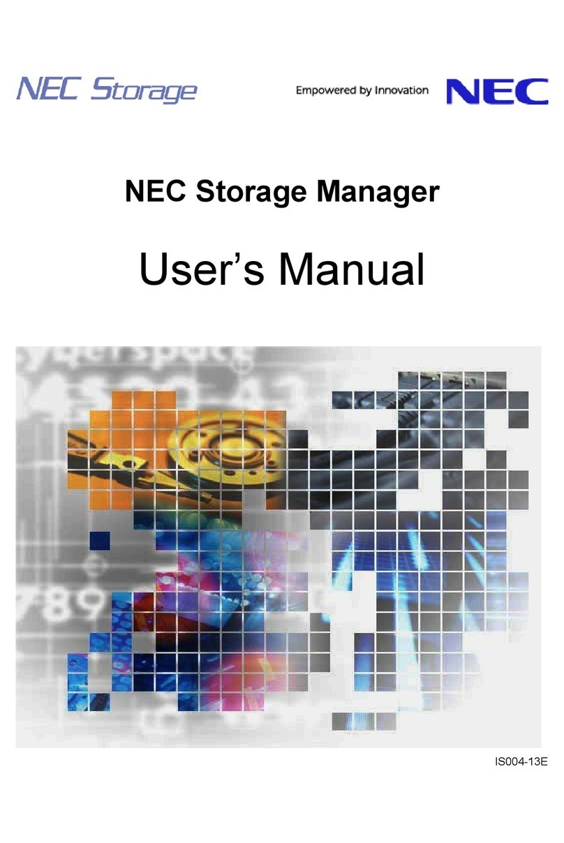 NEC Storage Manager user manual