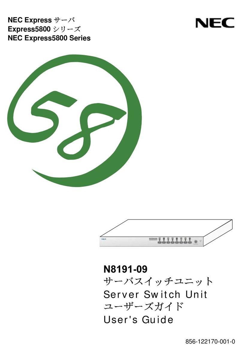 NEC N8191-09 User manual