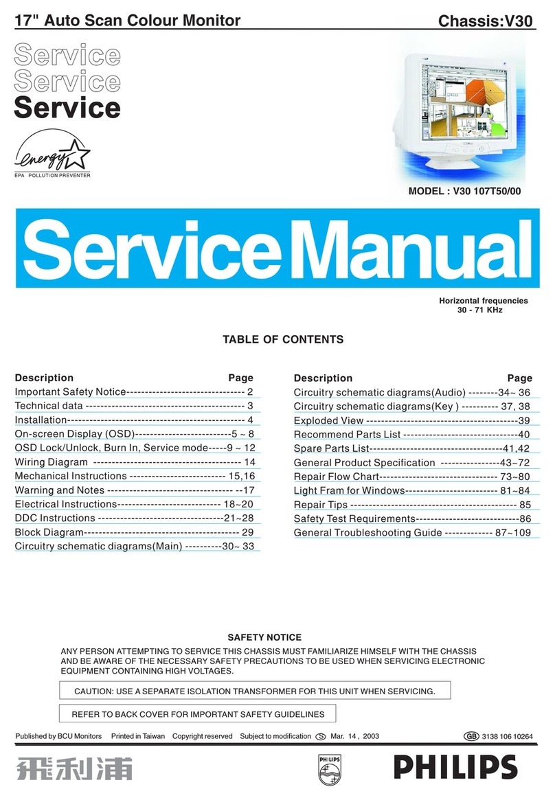 Philips V30 107T50 User manual