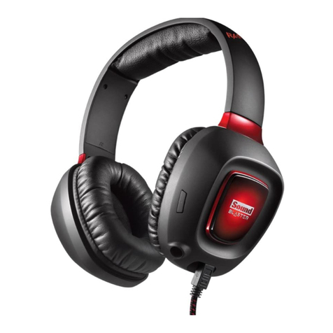 Creative Sound Blaster Tactic 30 Rage GH0230 User manual