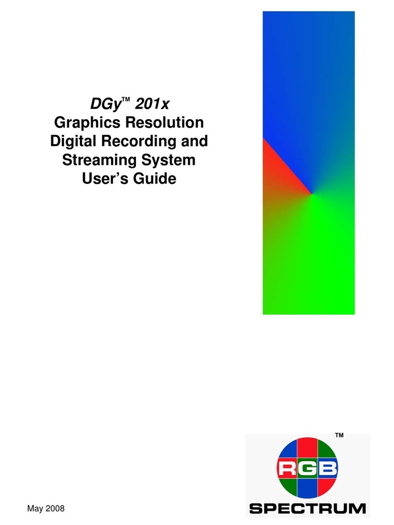 RGB Spectrum DGy 201x user guide