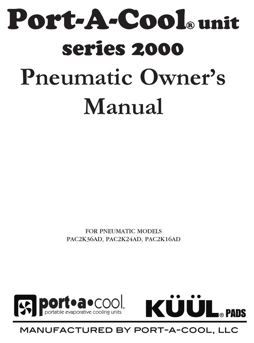 Port A Cool PAC2K36AD User manual