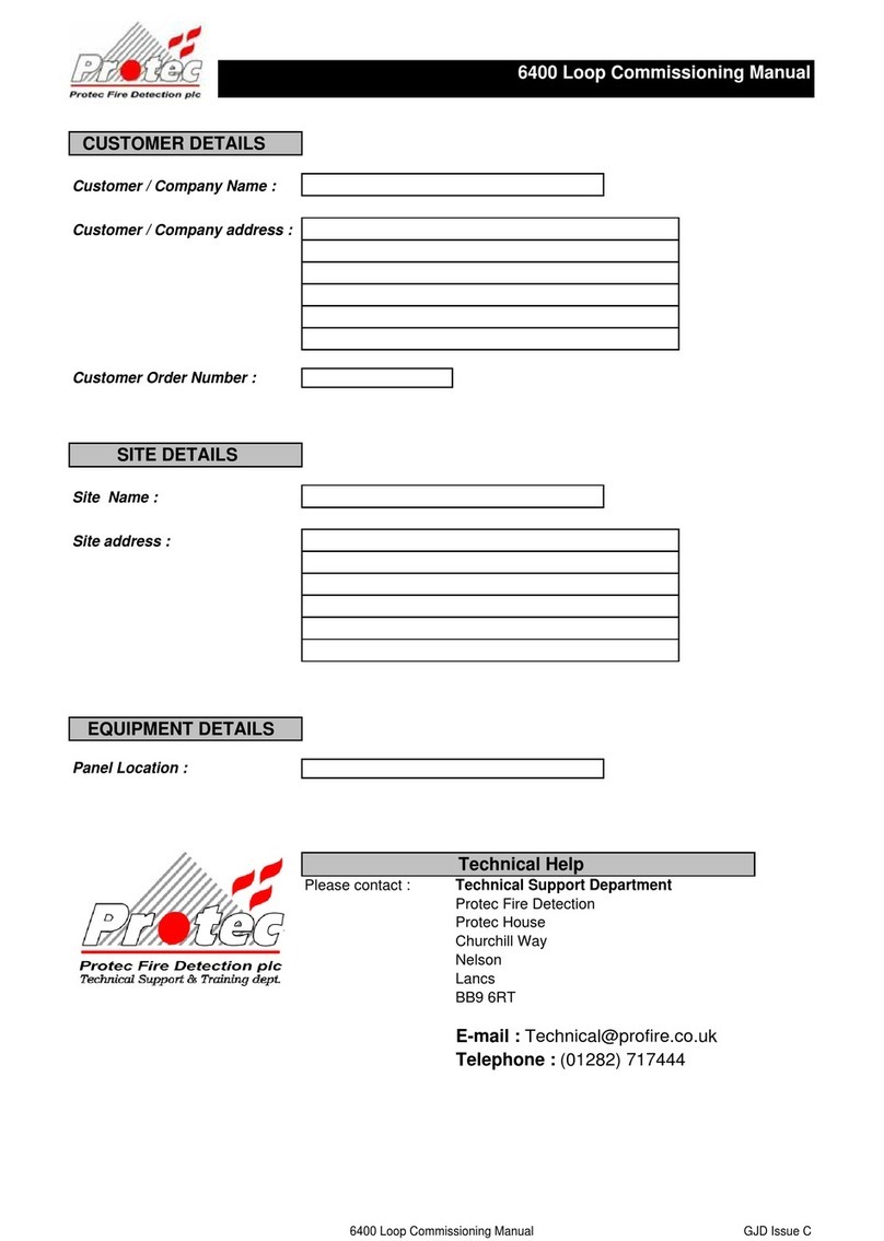 Pro-tec Algo-Tec 6400 User manual Pro-tec Algo-Tec 6400 User manual
