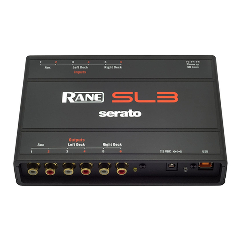 Rane ASL3 User manual