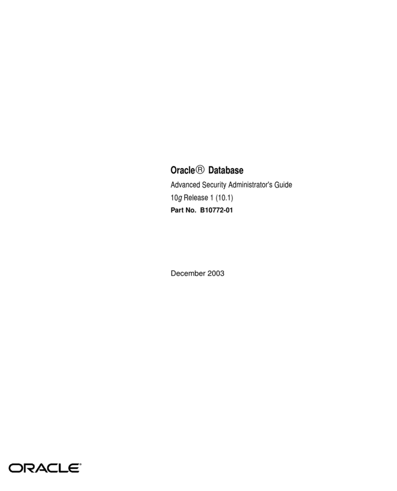 Oracle Oracle Database B10772-01 Service manual