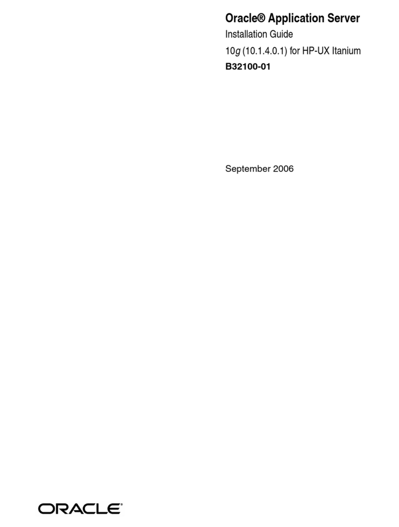 Oracle Application Server B32100-01 installation guide