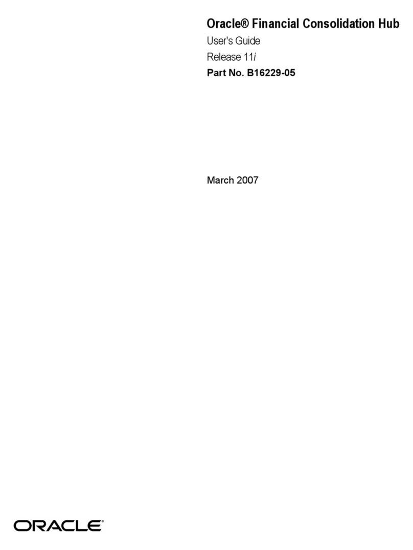 Oracle Oracle Financial Consolidation Hub user guide