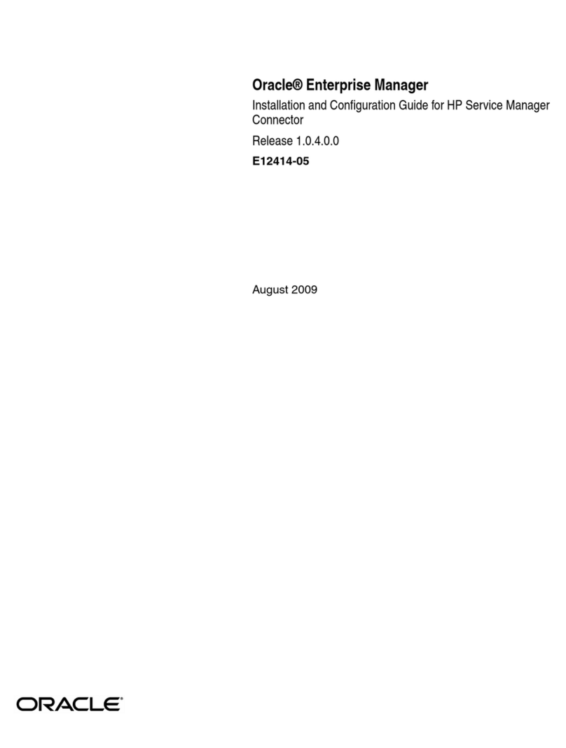 Oracle Oracle Enterprise Manager 1.0.4.0.0 Installation and configuration guide