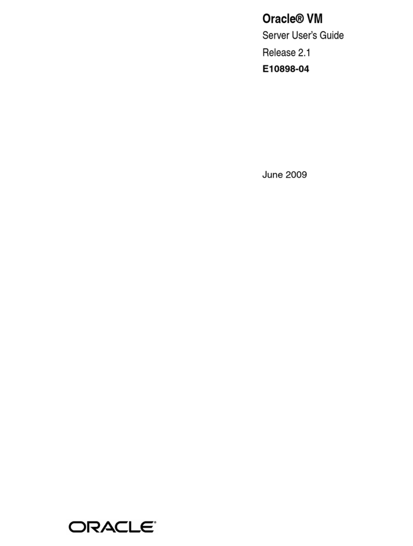 Oracle VM User manual