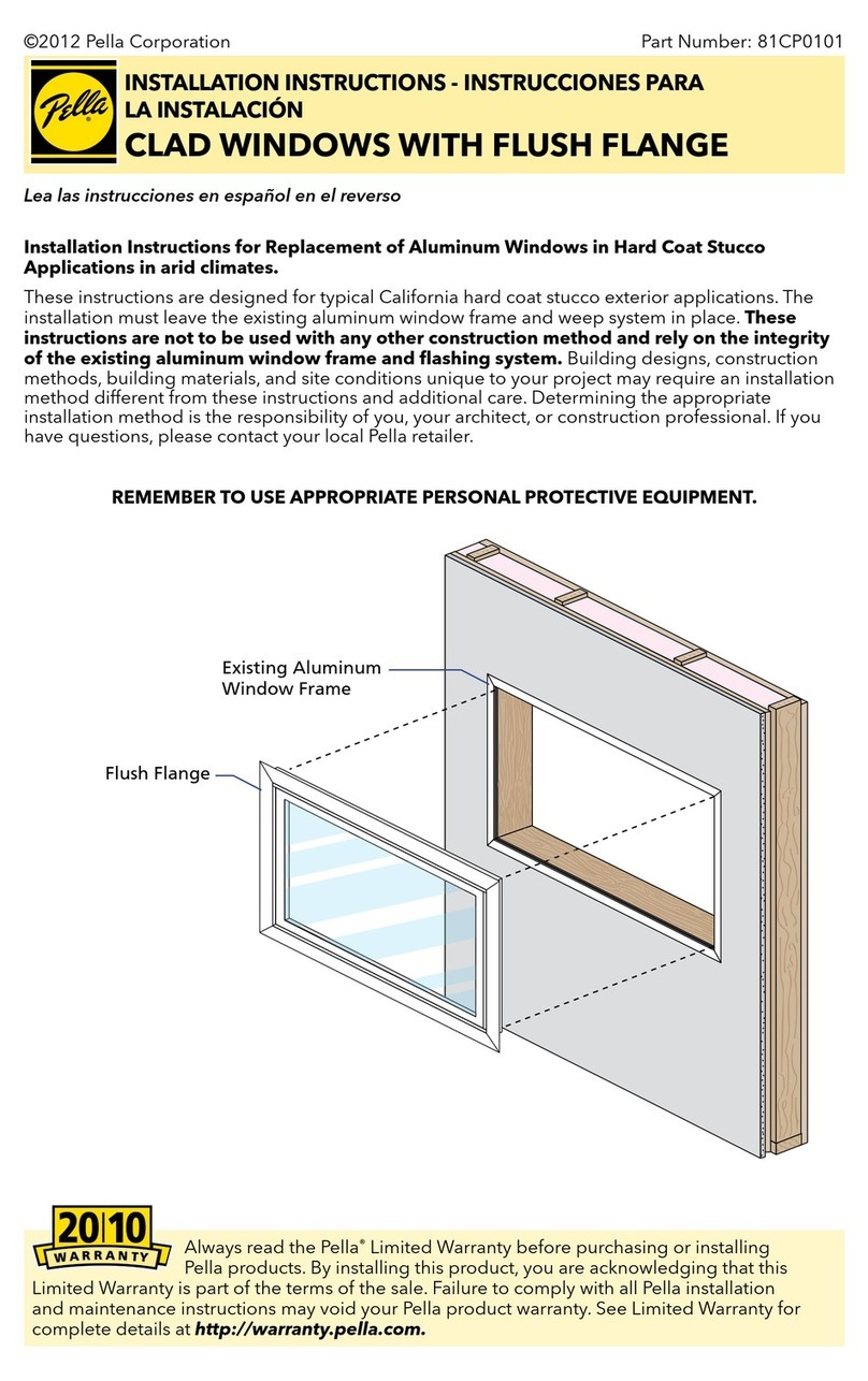 Pella 81CP0101 installation instructions