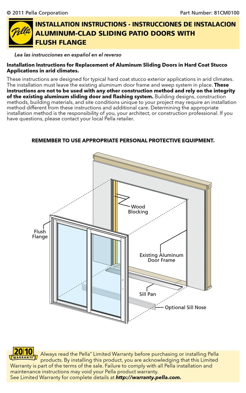 Pella 81CM0100 installation instructions