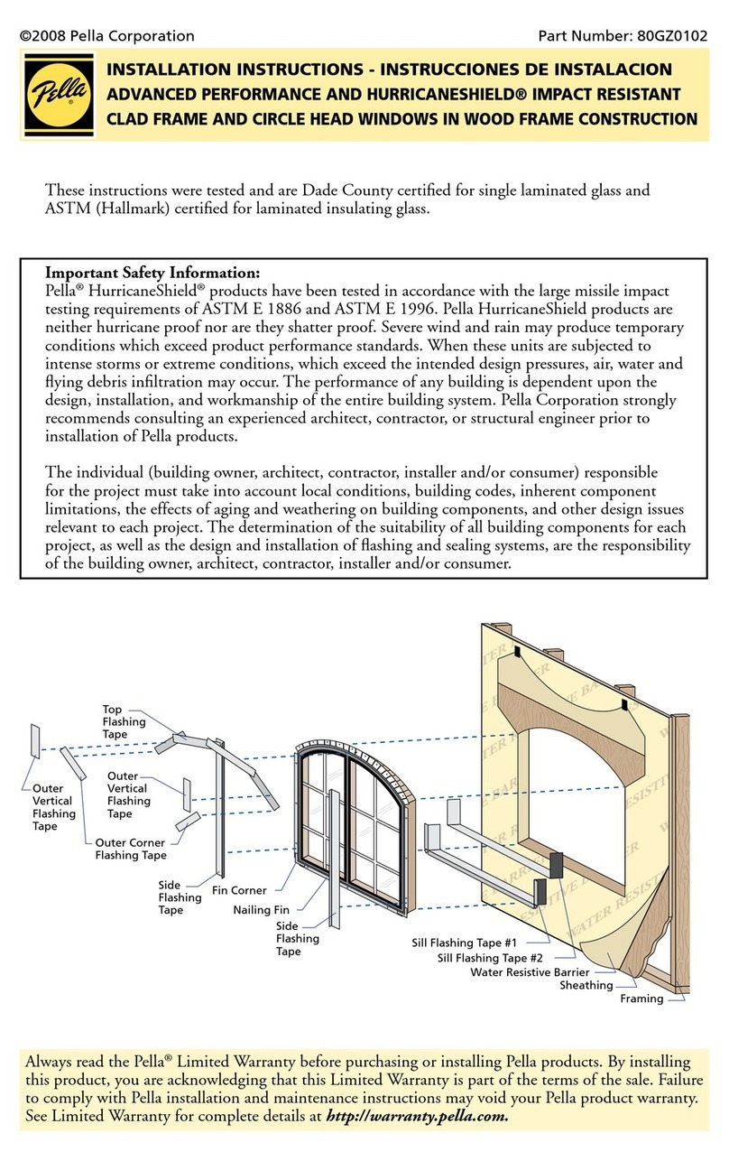 Pella 80GZ0102 installation instructions