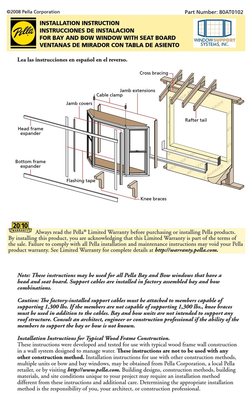 Pella 80AT0102 installation instructions