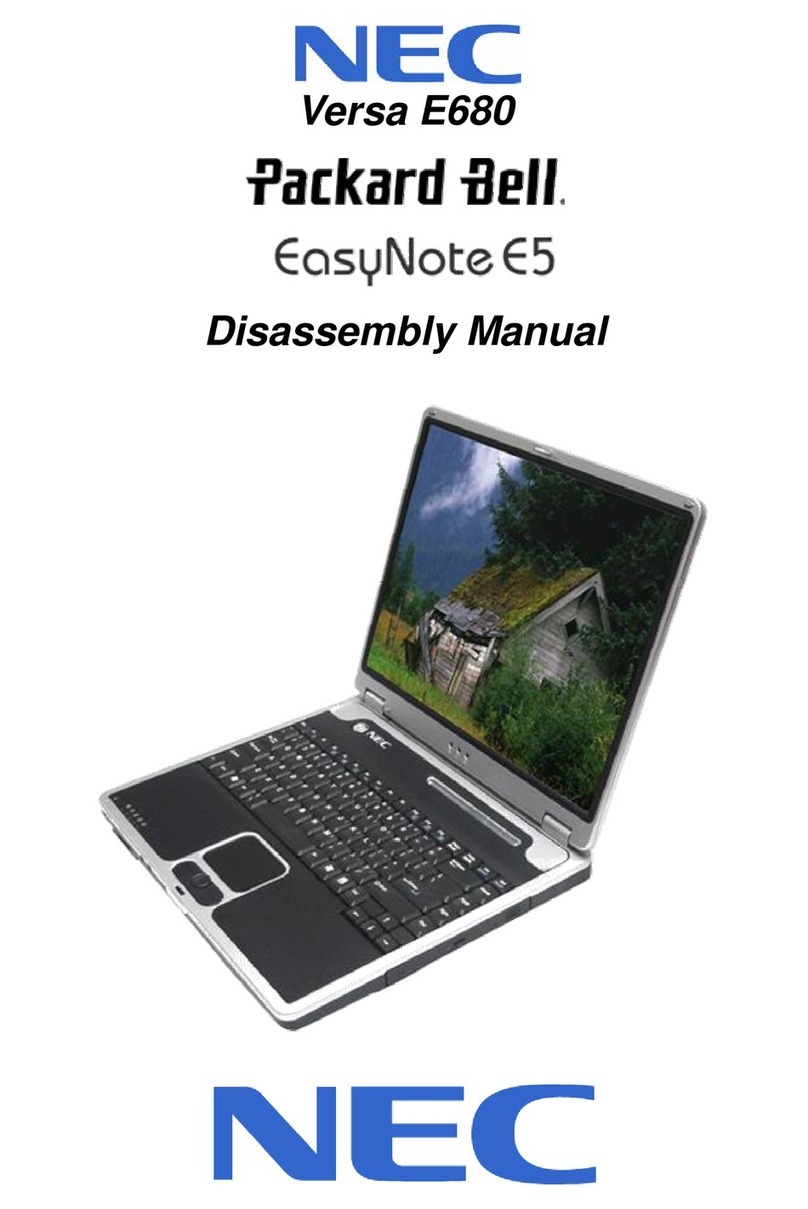Packard Bell NEC Versa E680 Installation instructions