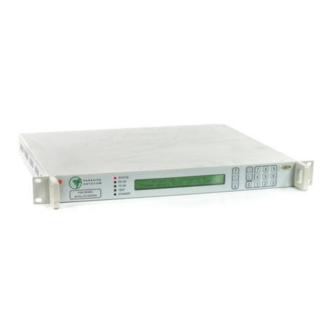 Paradise Datacom P300 Series Installation & operating handbook