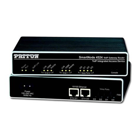 Patton electronics SMARTNODE 4110 Series User manual