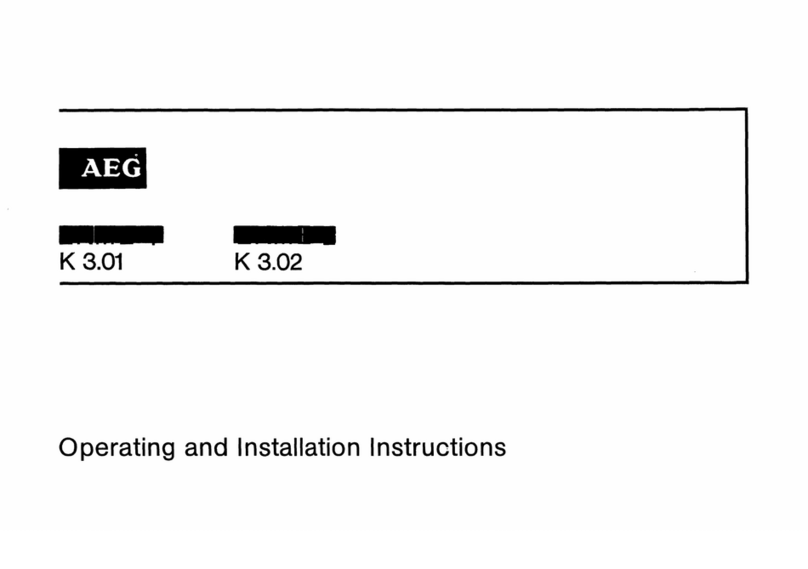 AEG K 3.01 User manual