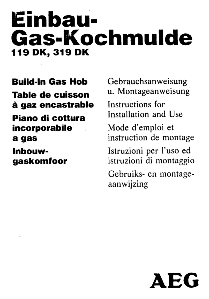 AEG 319 DK User manual