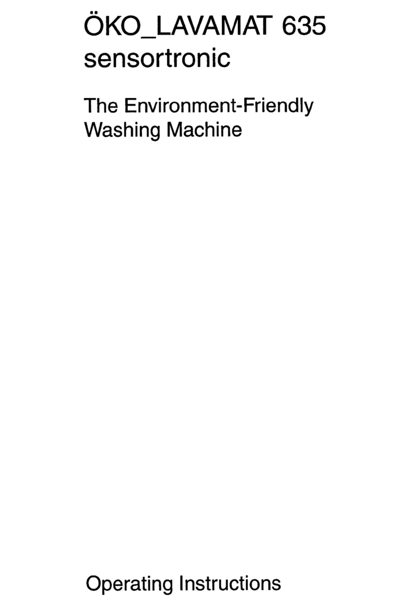 AEG OKO_LAVAMAT 635 sensortronic User manual