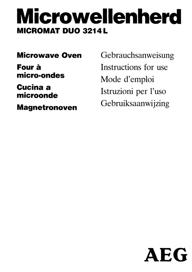 AEG MICROMAT DUO 3214 L Instructions for use