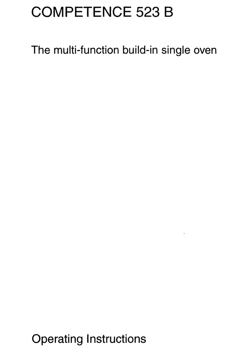 AEG COMPETENCE 523 B User manual