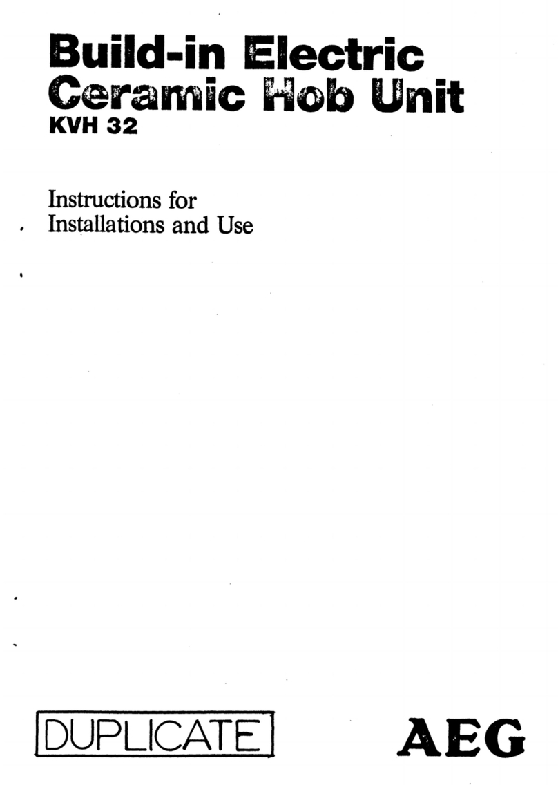 AEG KVH 32 User manual