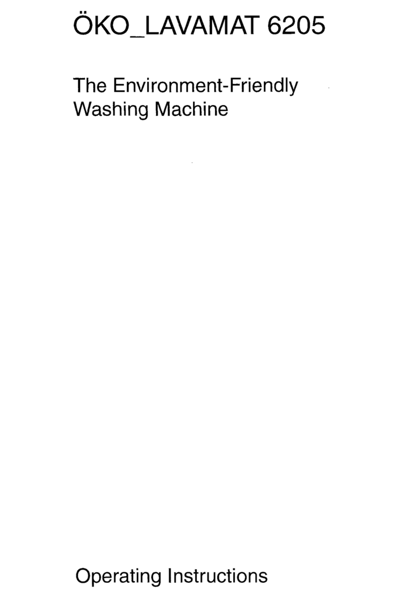 AEG OKO_LAVAMAT 6205 operating instructions