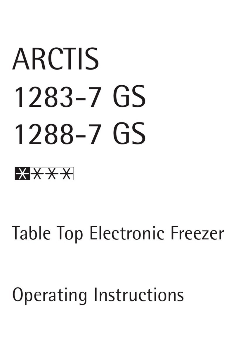 AEG ARCTIS 1283-7 GS operating instructions