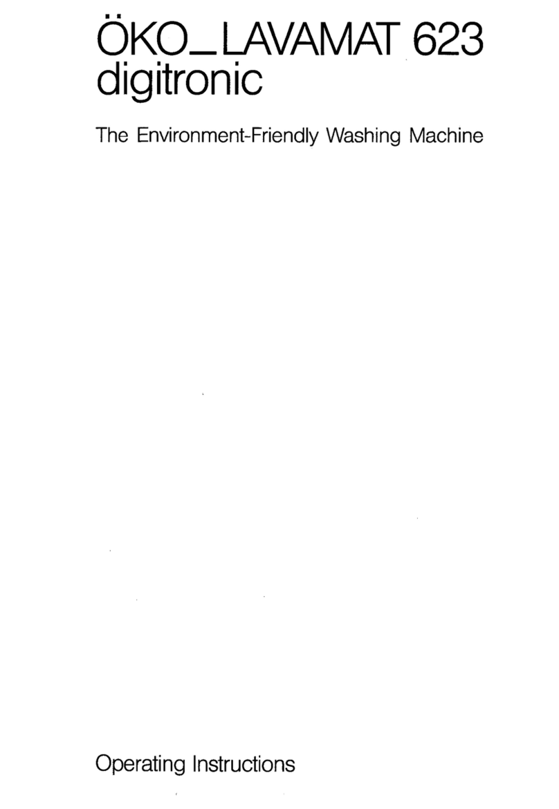 AEG OKO-Lavamat 623D Digitronic User manual