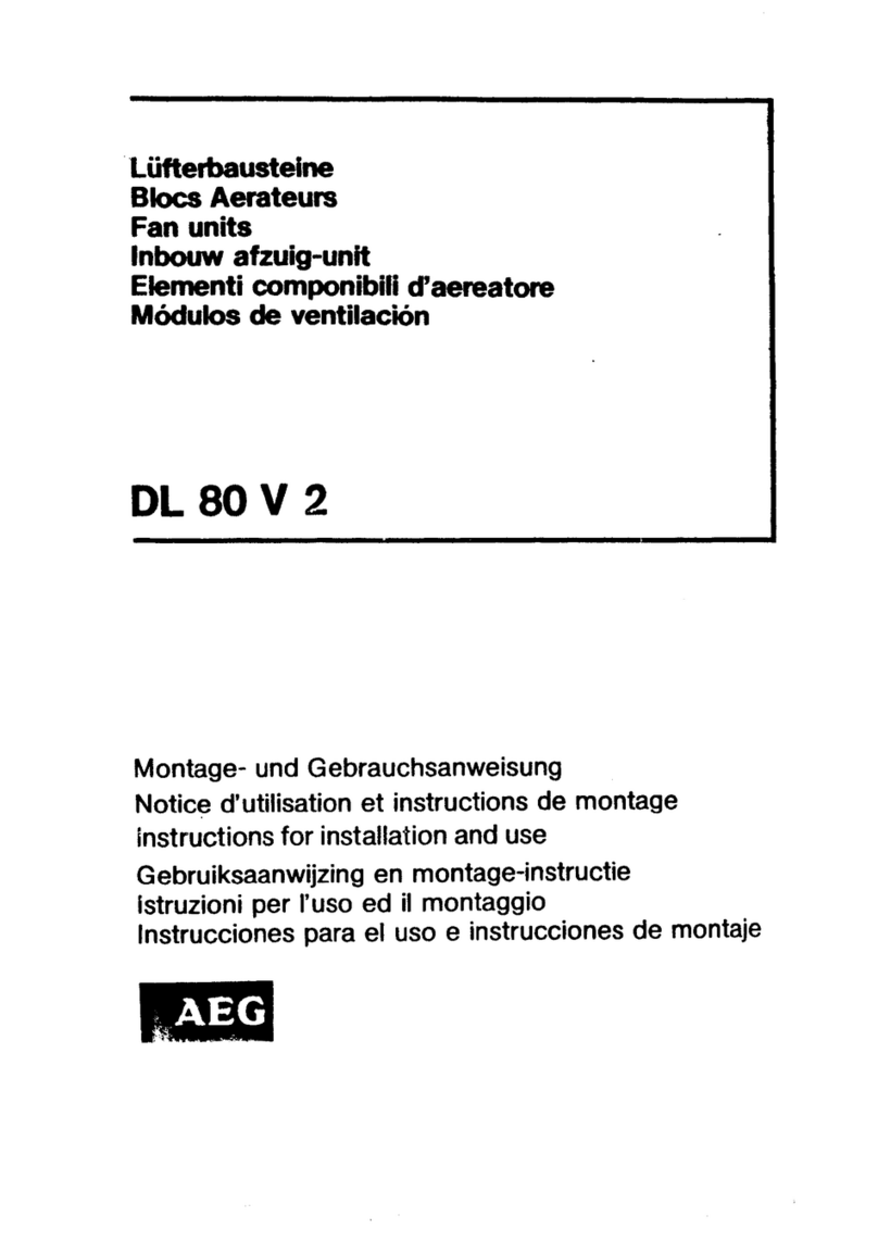 AEG DL 80 V 2 User manual