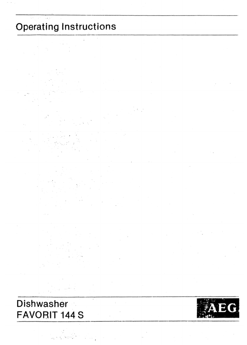 AEG FAVORIT 144 S operating instructions