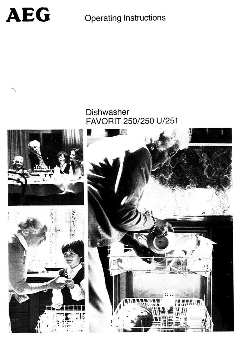 AEG FAVORIT 251 operating instructions