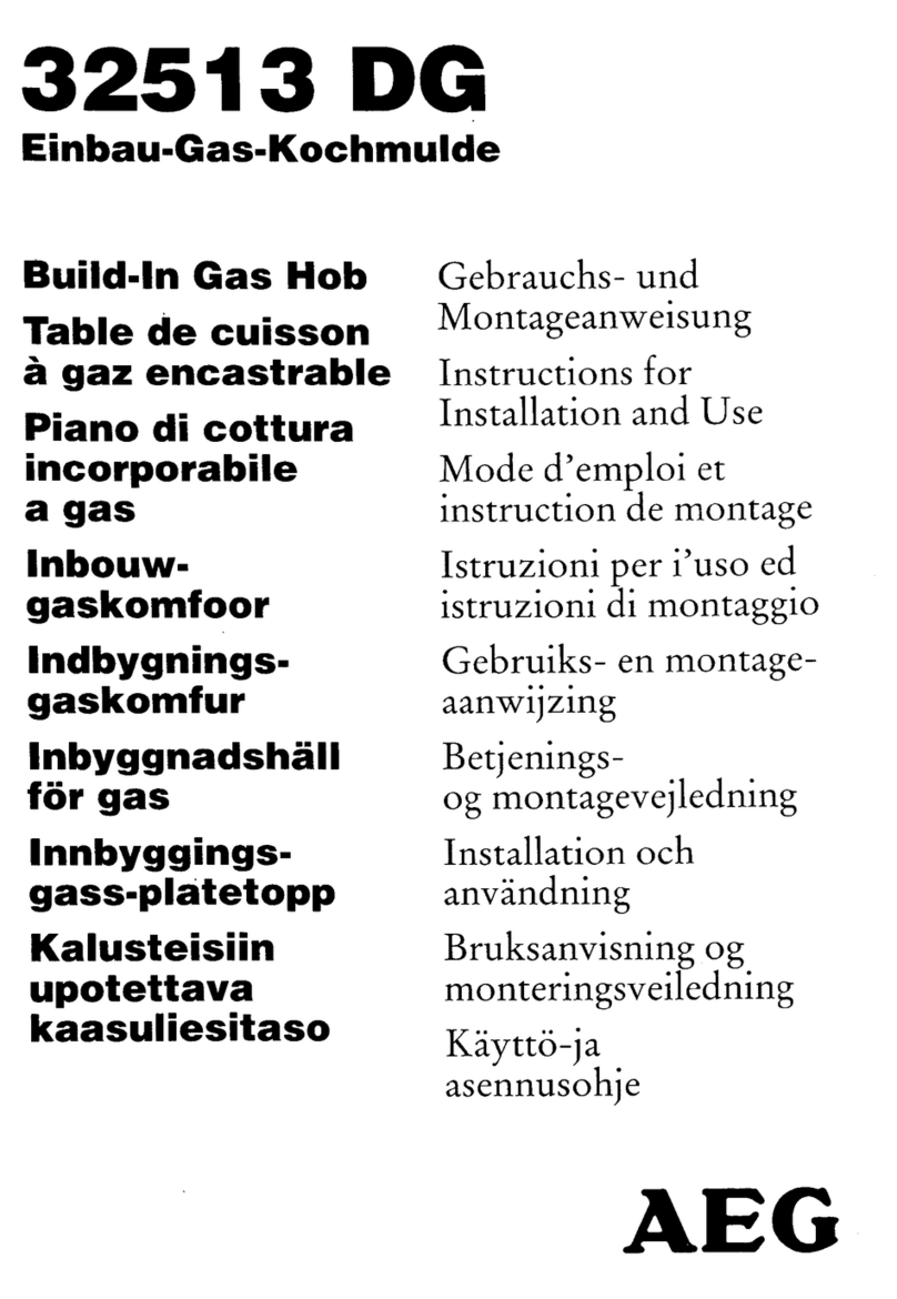 AEG 32513 DG User manual