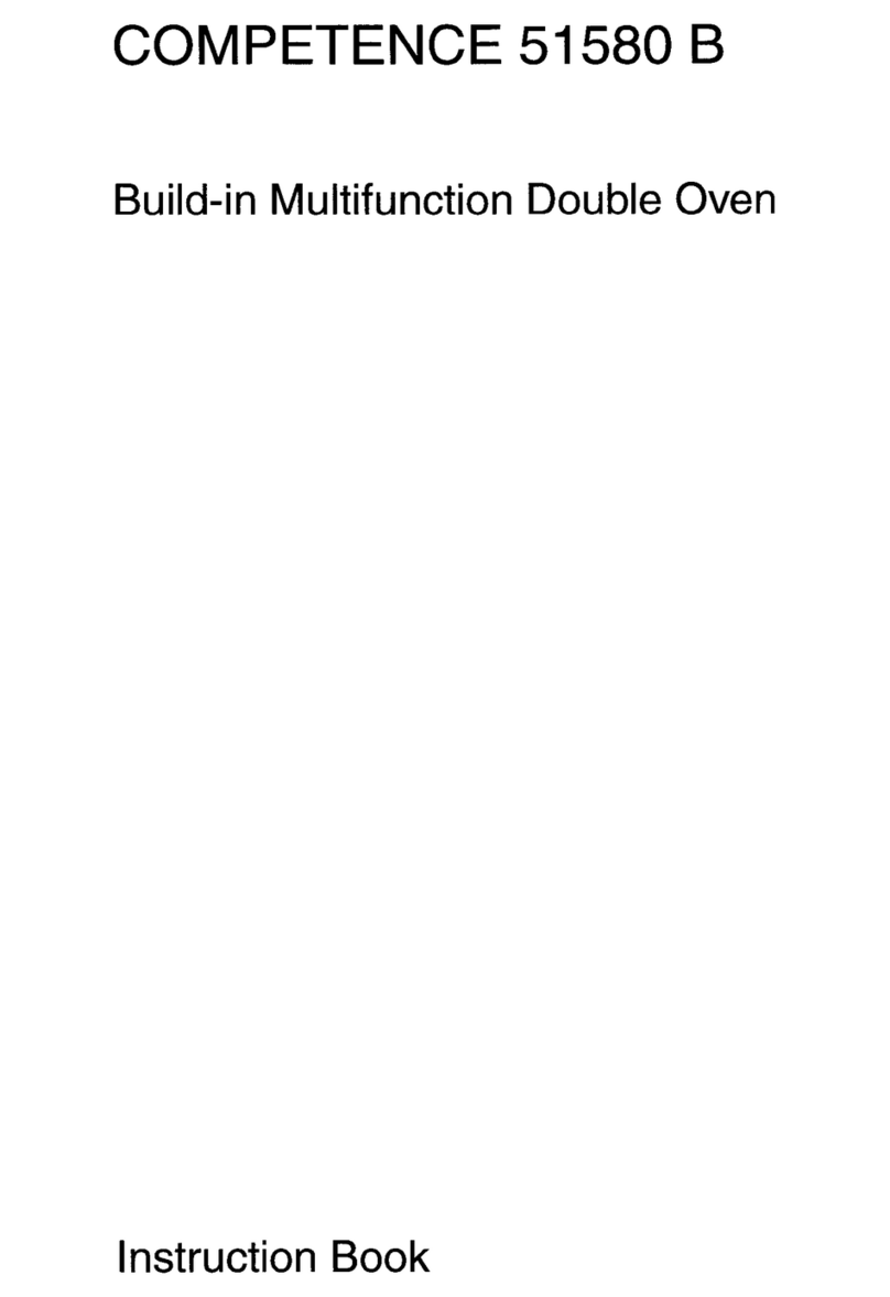 AEG COMPETENCE 51580 B User manual