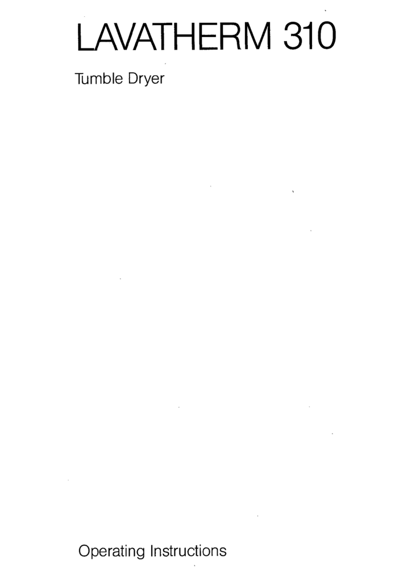 AEG LAVATHERM 310 User manual