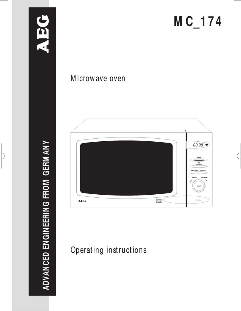 AEG MC 174 User manual AEG MC 174 User manual