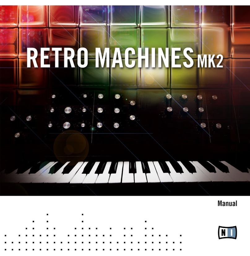 Native Instruments Retro Machines MK2 User manual