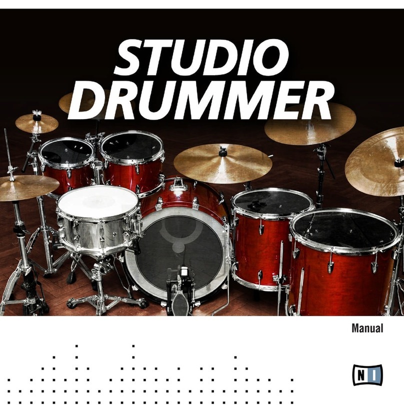 Native Instruments Studio Drummer User manual