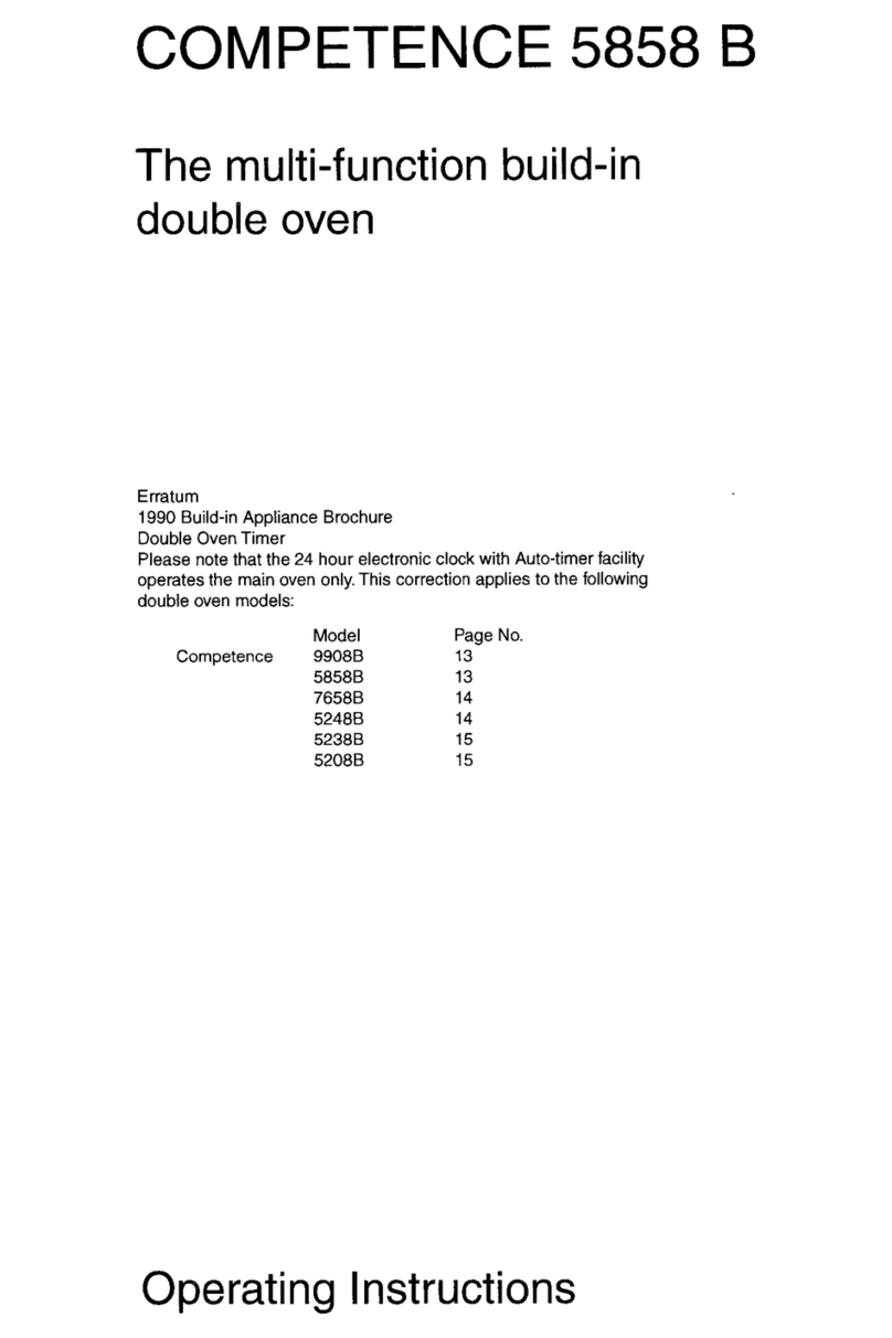 AEG COMPETENCE 5858 B User manual AEG COMPETENCE 5858 B User manual