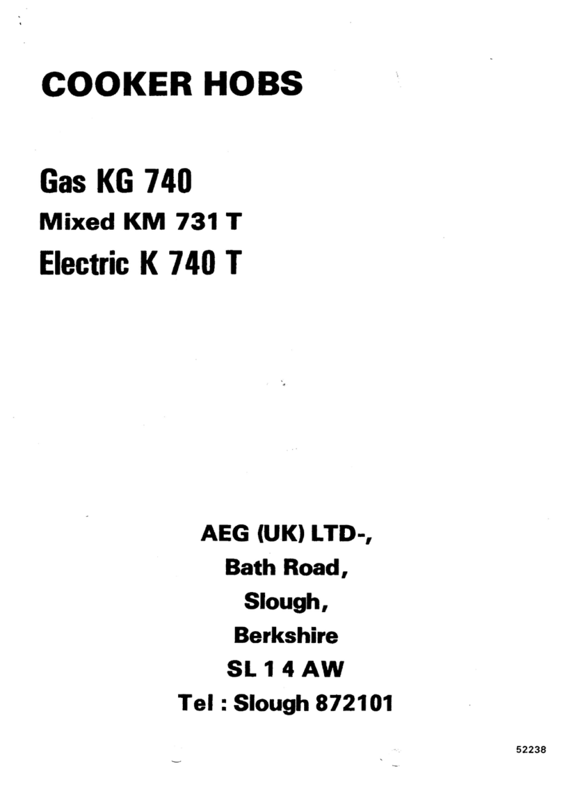 AEG K 740 T User manual
