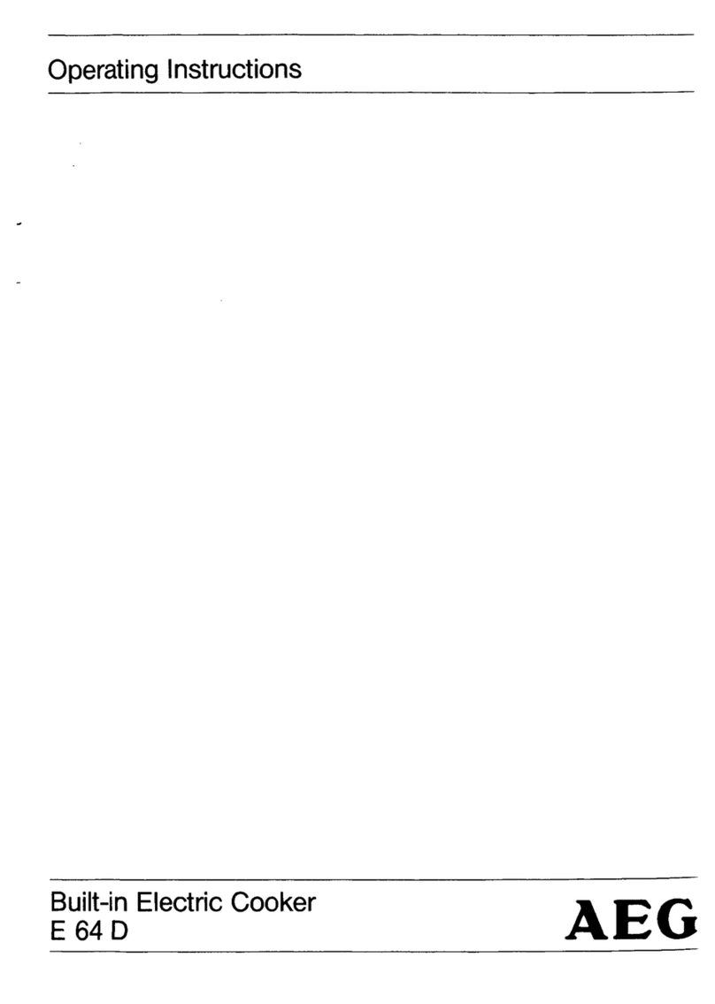 AEG E 64 D User manual