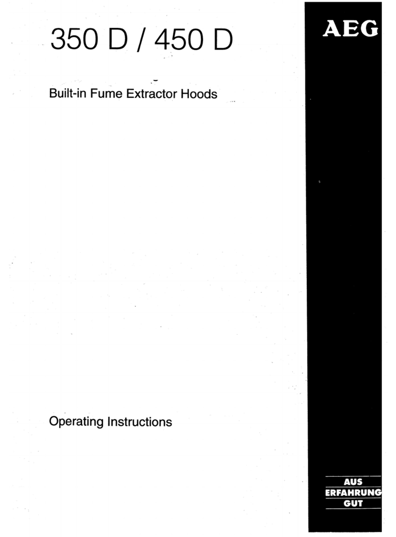 AEG 350 D User manual