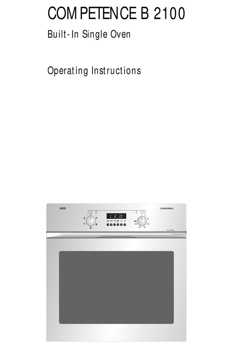 AEG COMPETENCE 210 B User manual