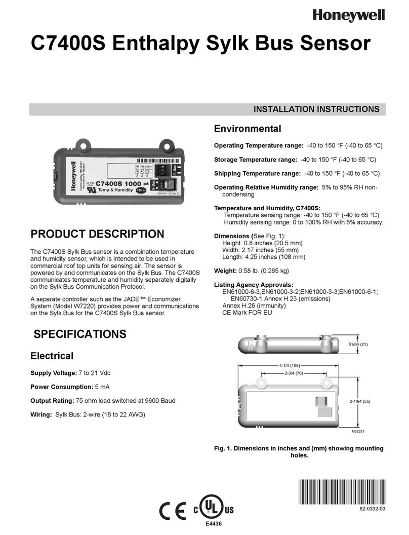 Honeywell C7400S User manual