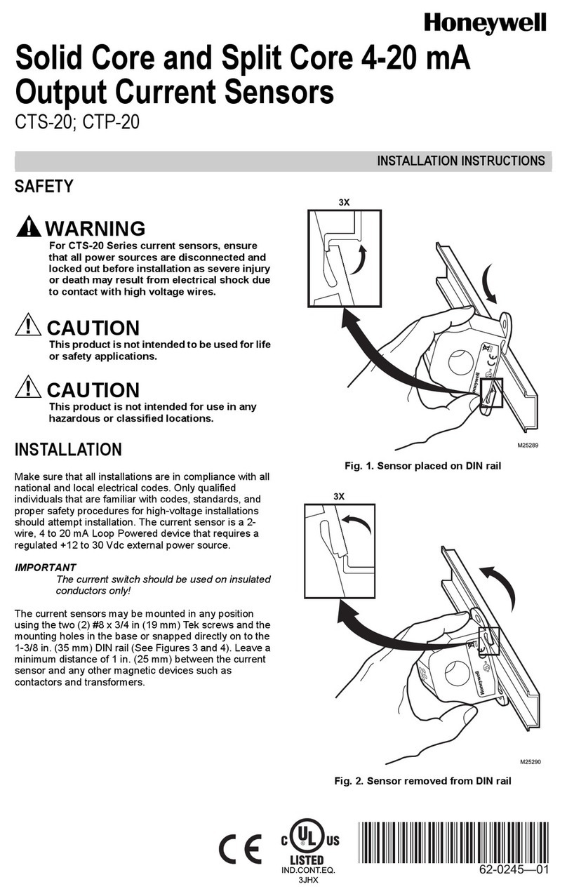 Honeywell CTP-20 User manual Honeywell CTP-20 User manual