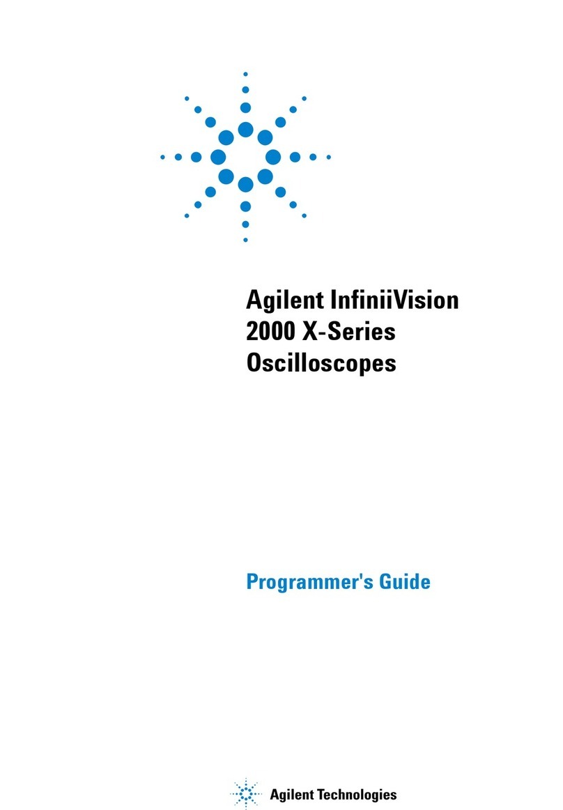 Agilent Technologies InfiniiVision 2000 X-Series Programmer's guide
