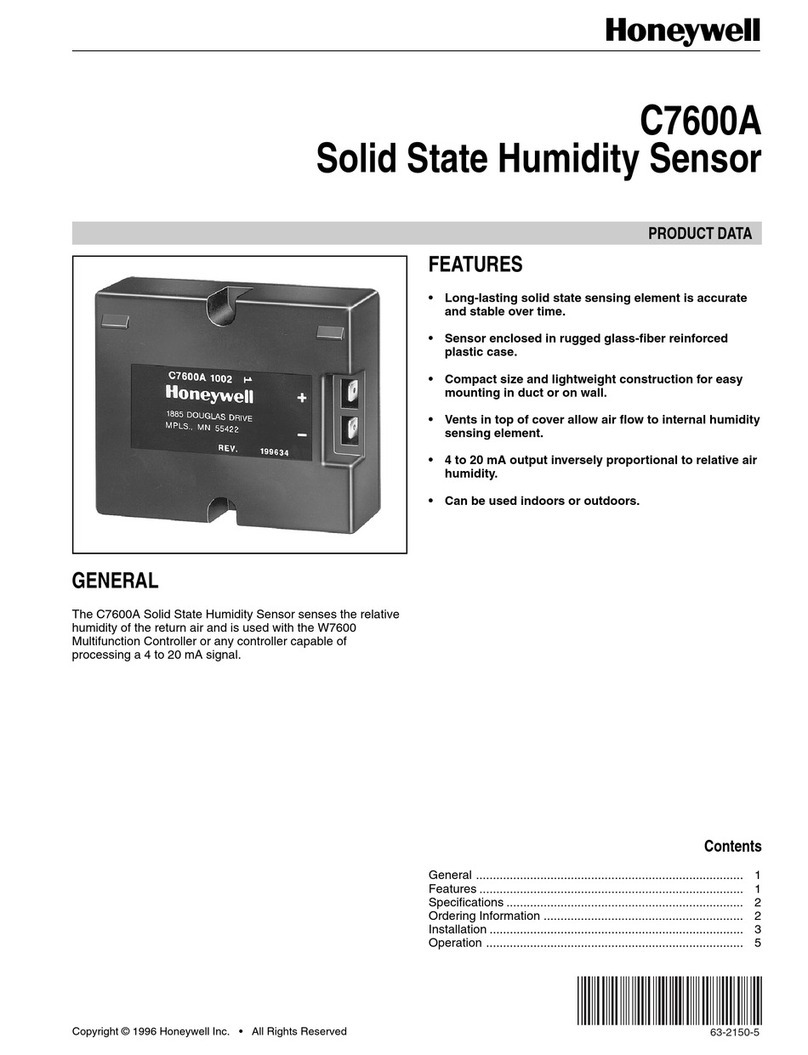 Honeywell C7600A Operation manual Honeywell C7600A Operation manual