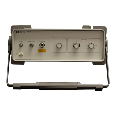 HP 85640A Operating and service manual