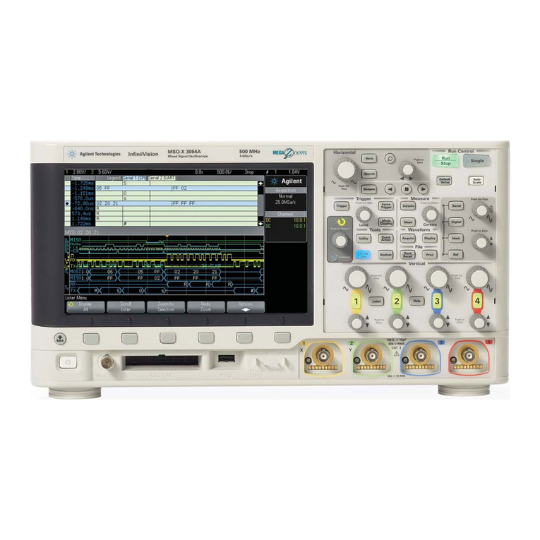 Agilent Technologies InfiniiVision 3000 X-Series User manual